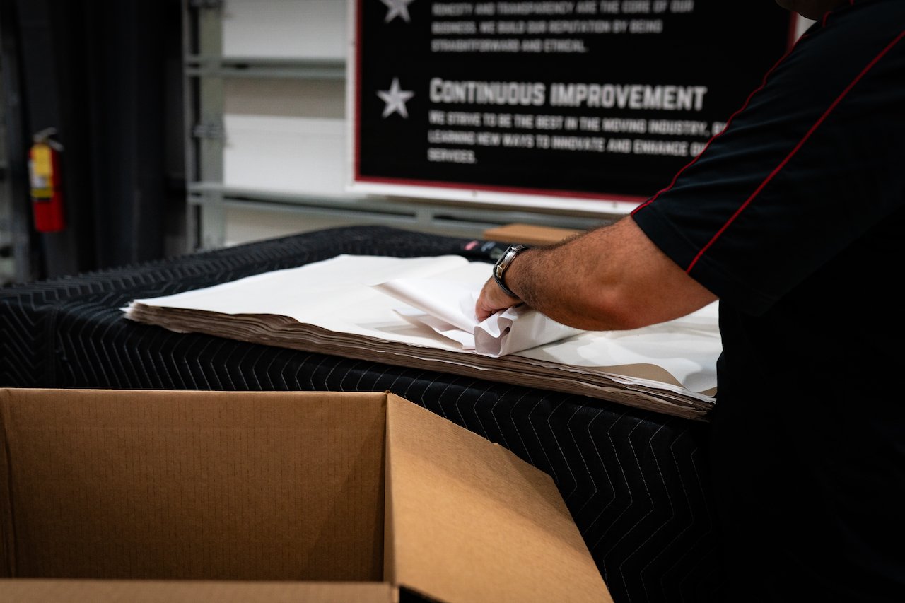 A Price Moving professional at work