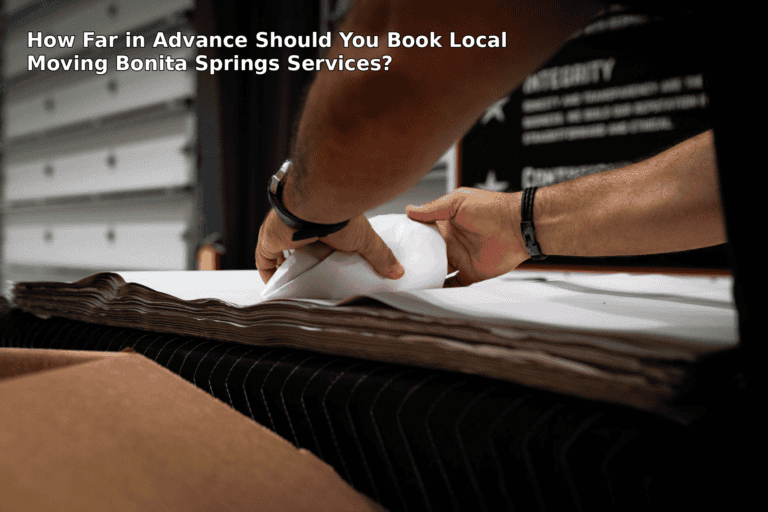 How Far in Advance Should You Book Local Moving Bonita Springs Services?